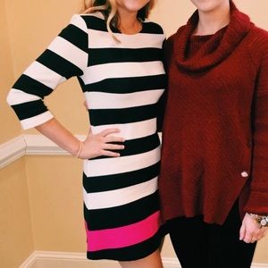 Striped Almost Famous Business Casual Dress